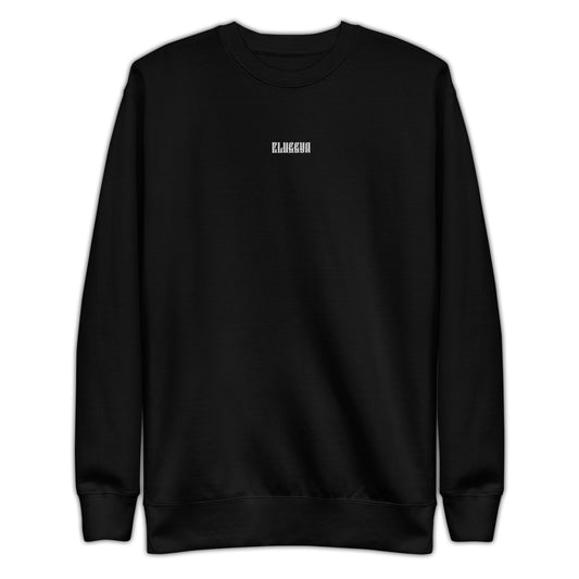 Sweat-shirt Elussya Essentiel Noir Brodé